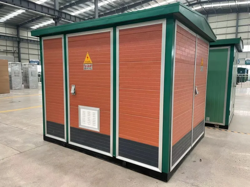 Компактная подстанция с металлическими гравированными панелями (2)